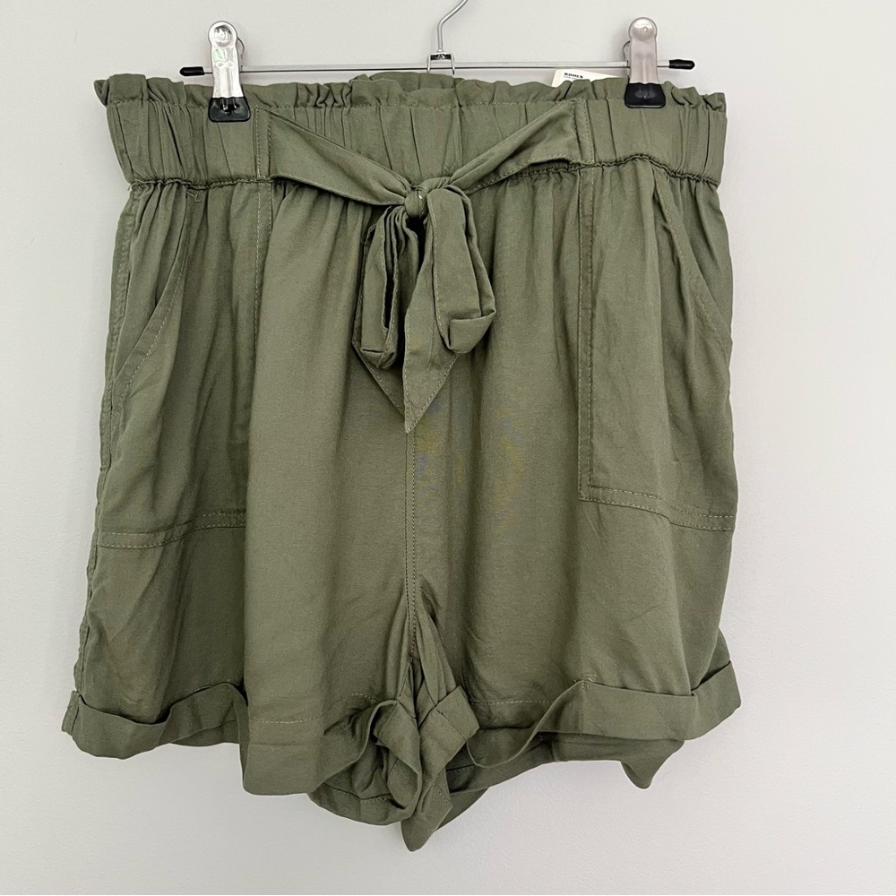SO High Waist Green Women's Shorts